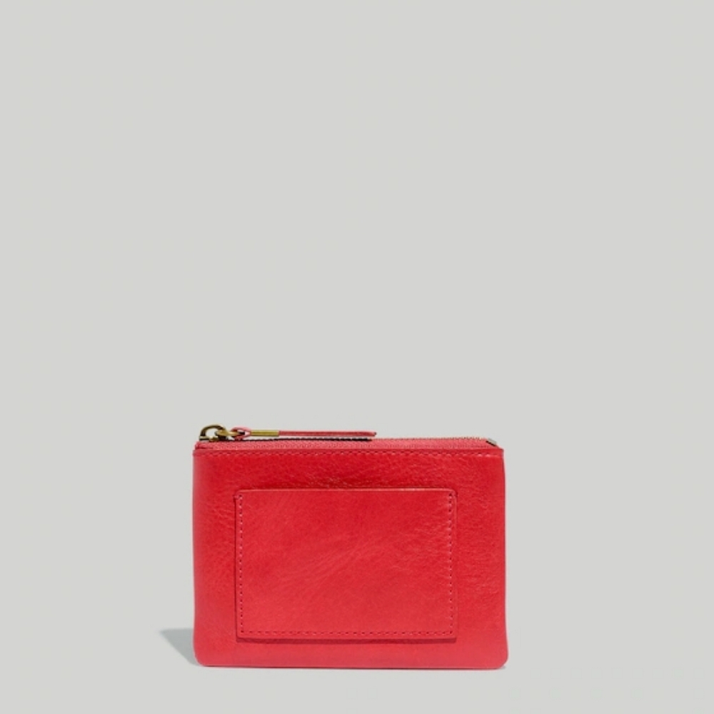 Madewell The Small Travel Zip Pouch Scarlet